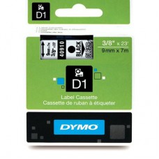 Dymo Black on Clear 9mm x7m Tape